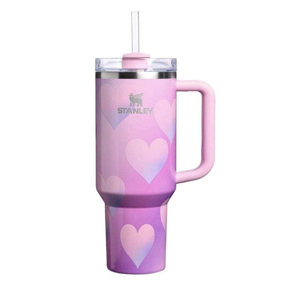 Stanley 40oz Tumbler Valentine's Day Pink & Purple Target Exclusive
